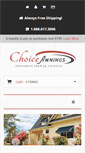 Mobile Screenshot of choiceawnings.com